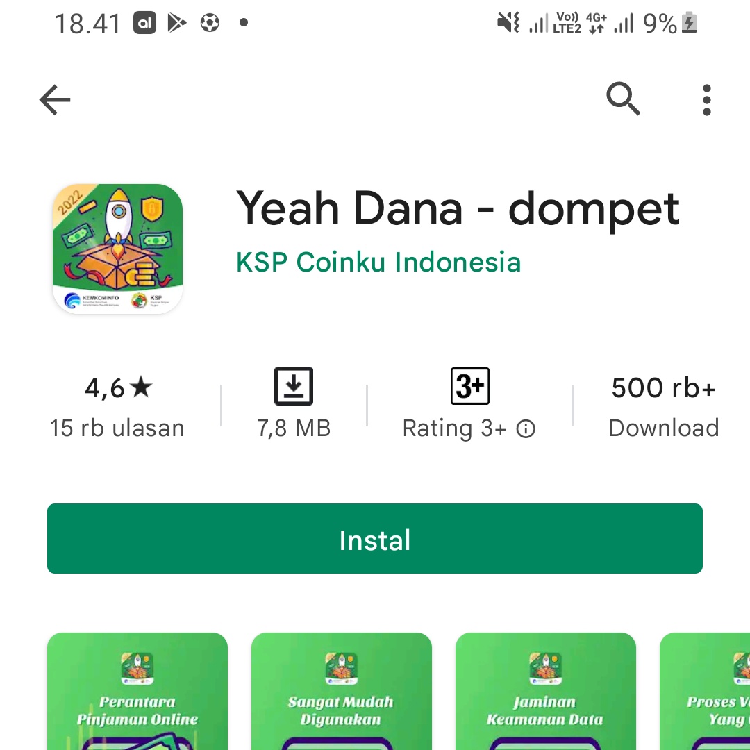 PinjolI's tweet photo. @cnbcindonesia Kelebihan ngasih malah no nya di blokir, legal or ilegal apk ini? https://t.co/5MSsPVJKnq