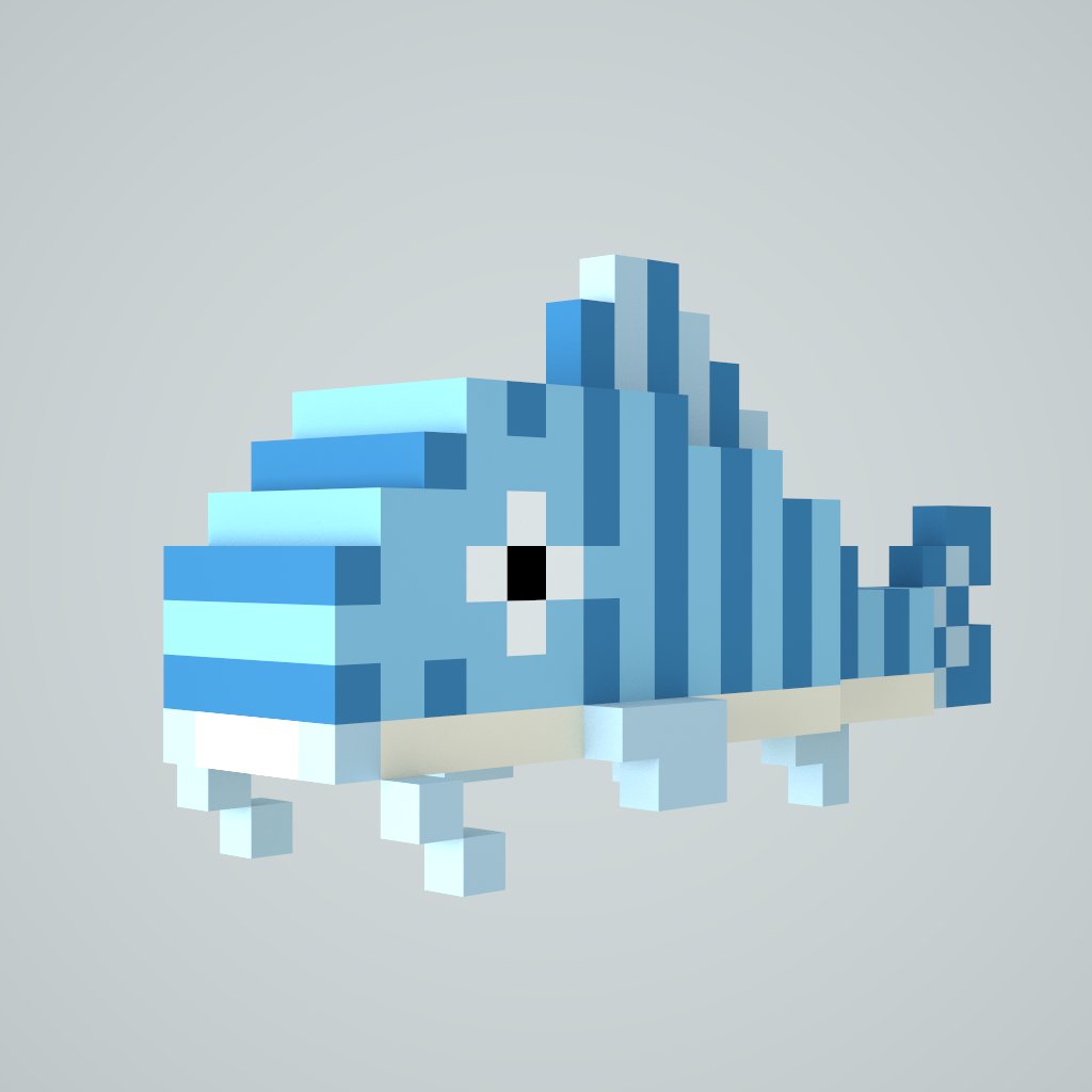 LeadHat_NFT's tweet photo. 【Voxel Aquarium #022】
Corydoras Paleatus/ コリドラス・パレアタス（青コリドラス）

Swim in your cyberspace🐟
https://t.co/qZFrRlewZk
#voxelart #nftart #opensea #aquarium #アクアリウム https://t.co/O9TLVwXwRI