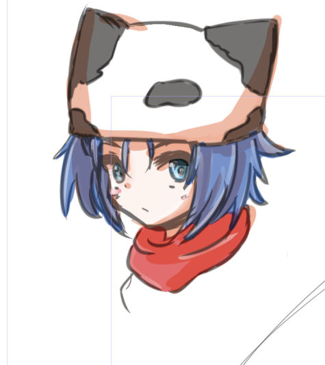 昔ラクガキでうし描いてたっぽい。 