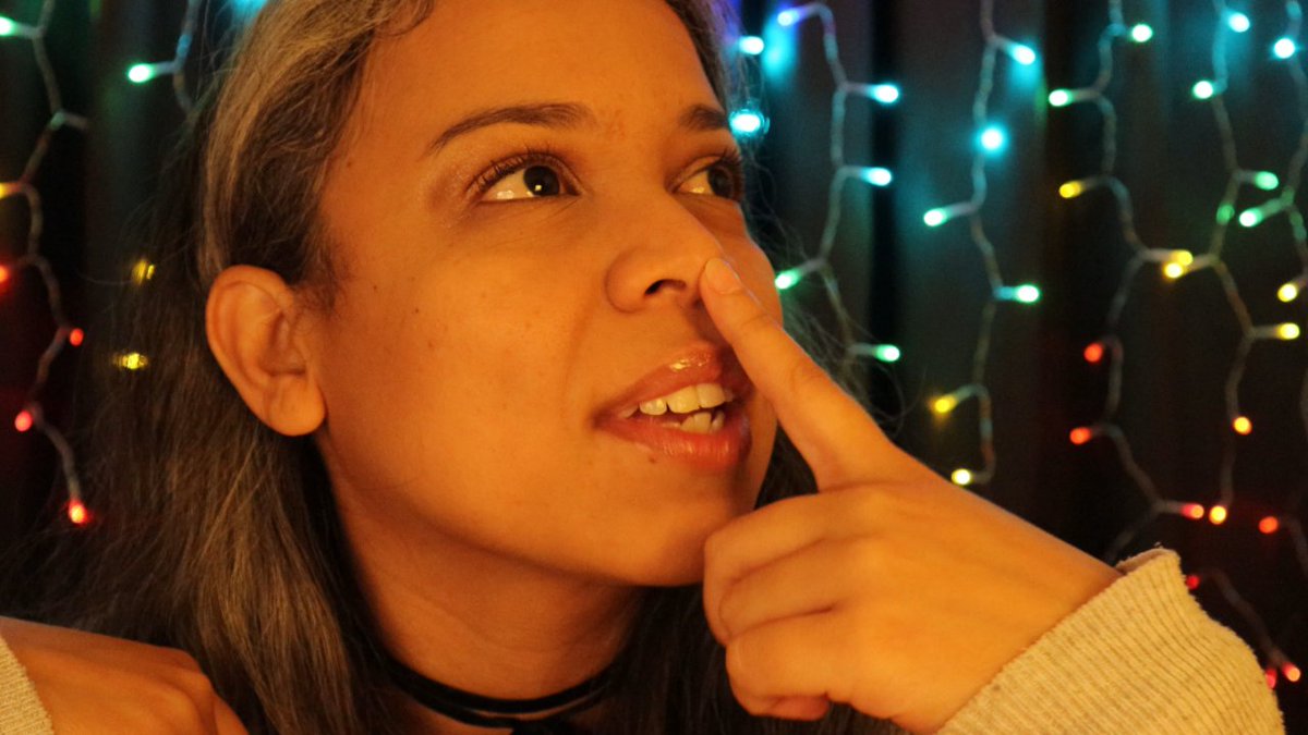 SilverVixenASMR's tweet photo. Apparently this is one of my thinking faces 😆Tomorrow's upload is a Q and A to celebrate 200 subscribers🌱 See you then! https://t.co/YJ7LB25Iu8
