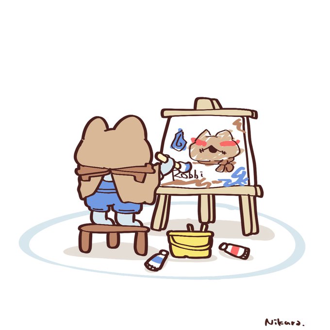 「bucket paint」 illustration images(Latest)