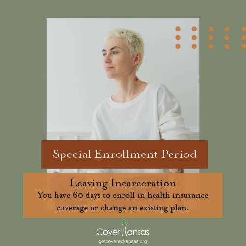 cover_kansas's tweet photo. If you have recently left incarceration, you may be eligible for to enroll in health insurance through the Federal Marketplace. Other life circumstances may apply – To see if you qualify, call 866-826-8375 or visit: https://t.co/qwHAH4xwnc #ACA #CoverKS https://t.co/1Zd9ShSMcd