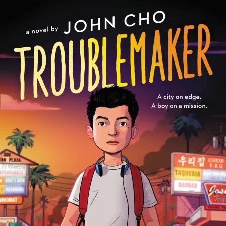 KamalaMetamorph's tweet photo. Eeeeee! I recommended @JohnTheCho upcoming book #Troublemaker and it's out today and I HAVE IT. Too bad I have to work-- I guess it's my lunchtime read! https://t.co/JLWh2ZKB6u