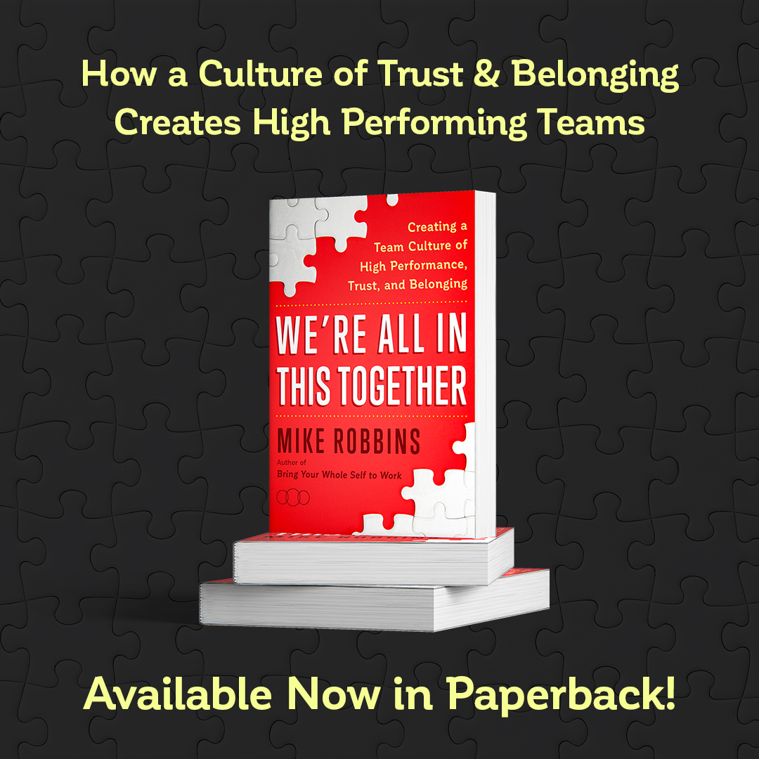 The new paperback edition of my book, WE’RE ALL IN THIS TOGETHER, is available today!  If you’re interested in enhancing the impact, culture, resilience and results of your team, this book is a roadmap for how you can do these things together right now, tinyurl.com/29vk4vre