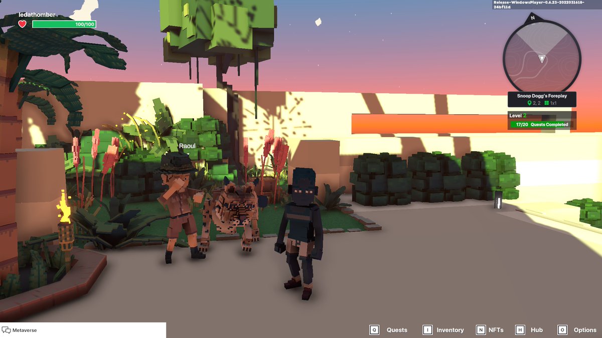 leda_thomber's tweet photo. @TheSandboxGame I just participated in the daily #SandboxAlphaS2Contest for a chance to earn up to 1,000 $SAND! Starting March 21 - Find Martha in the Snoop Dogg Mansion. Check out my screenshot below!
👇 #SandboxAlphaS2 https://t.co/JSzM6ZqG19