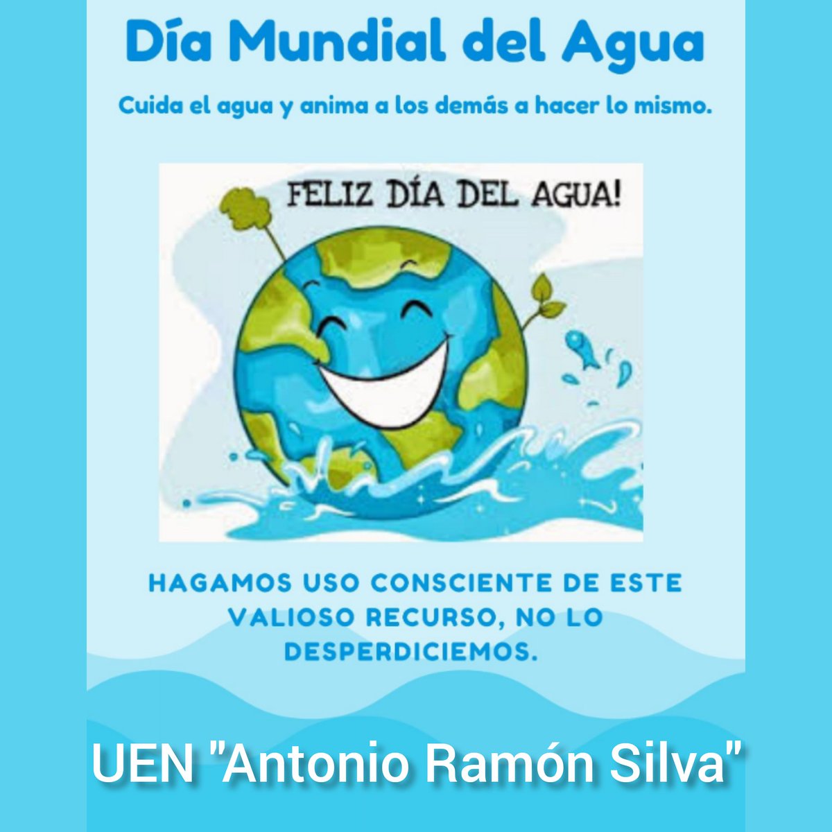 anrasil's tweet photo. #Efemérides #DiaMundialdelAgua2022 se celebra el #22deMarzo su objetivo, es crear conciencia de la importancia de cuidar el llamado oro líquido para la vida de los seres humanos y las especies en la Tierra. @MPPEDUCACION @ZonaEducTachira @RosangelaOrozco https://t.co/dy9U0taLG9