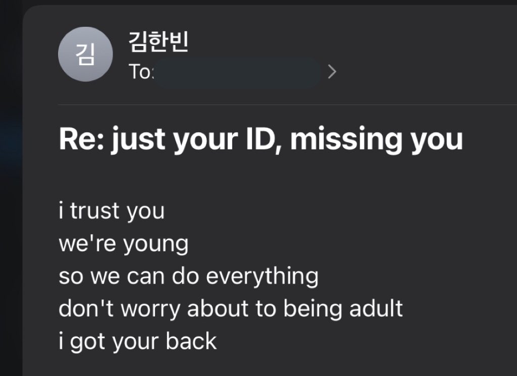 shujibeanzy's tweet photo. So yesterday, Hanbin replied to my e-mail, and I felt the urge to share his reply because I know a lot is feeling the same way as me. Thank you for your kind words. It meant so much to me 🥺🥺🥺 @shxx131bi131 https://t.co/tO7D9JZJLo