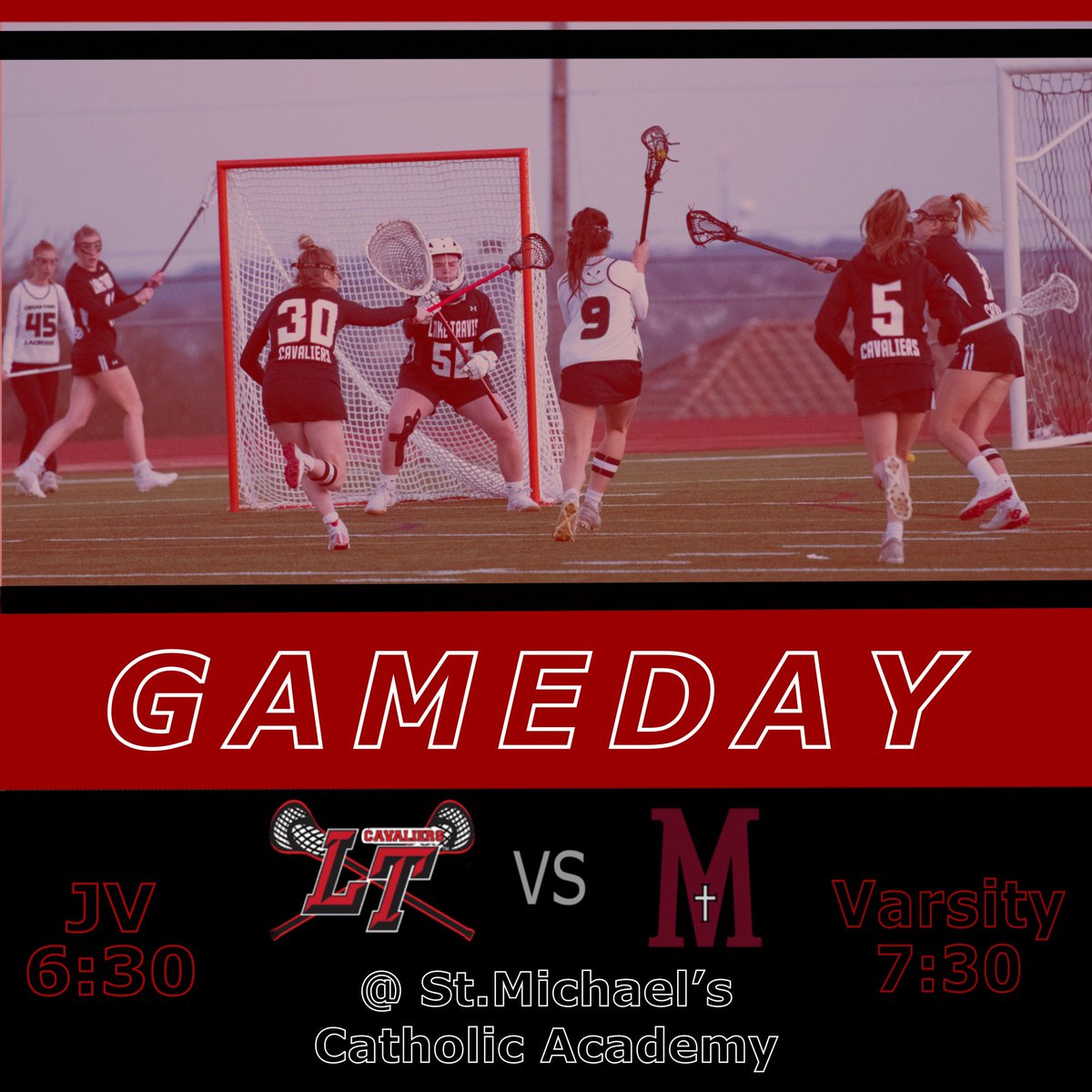It’s Game Day! Come support our JV &amp; Varsity Cavs at 6:30 &amp; 7:30 tonight as they take on St.Michael’s #gocavs
