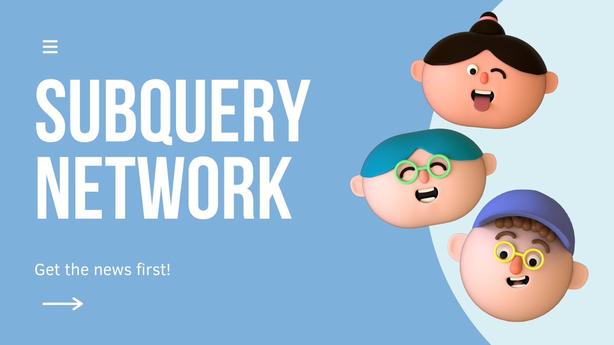 anisimox11's tweet image. Meet my presentation about the @SubQueryNetwork Academy!
#SubQueryDeveloper #SubQueryMarch