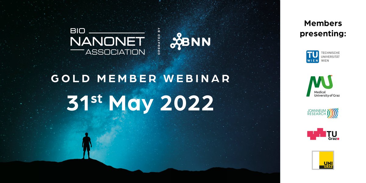 bionanonet's tweet photo. Save the date for our @bionanonet Gold Member Webinar on 📅 31 May from 13:00 - 14:30 ✍️ &
visit https://t.co/grZWeFUhUU to learn more about the event.
Meeting link: https://t.co/y8o0gpU88k
#webinar #goldmembers #projectpresentations #bethere https://t.co/PnRe4EQ3Fv