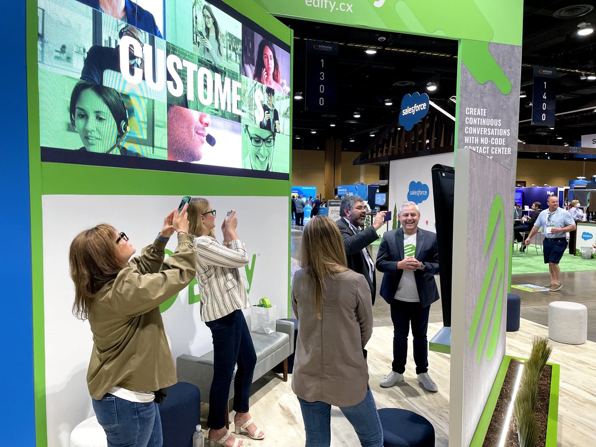 Excited to be back at <a href="/enterprisecon/">Enterprise Connect</a> this week! Get a demo of our new standalone, no-code Edify Workflows product &amp; Sync video conferencing. See how you can reinvent #CX and #EX experiences, at scale, in booth 1211. #EC22 #CCaaS #UCaaS #ContactCenter