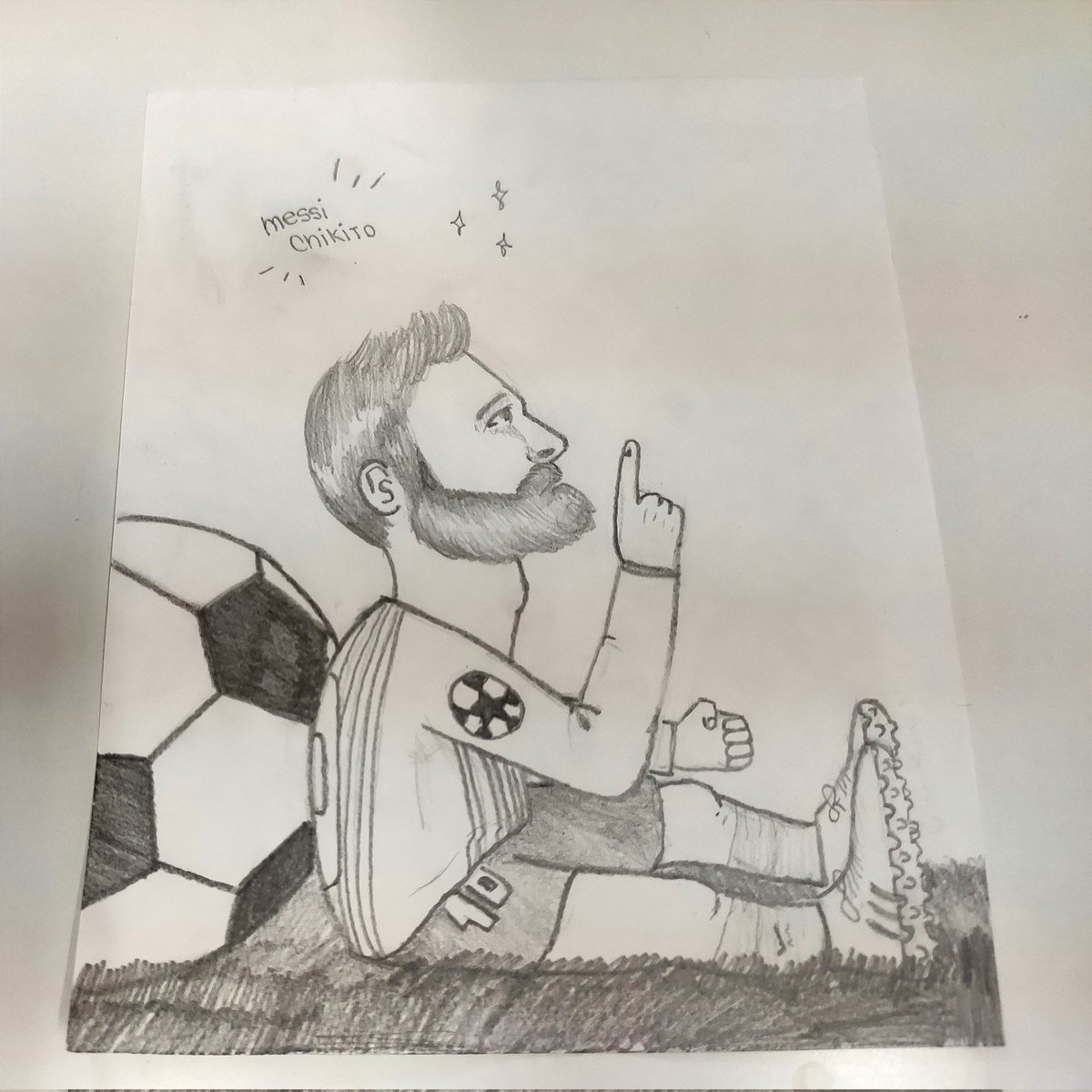 Dale like a este Messi chikito para que nos vaya bien en Qatar