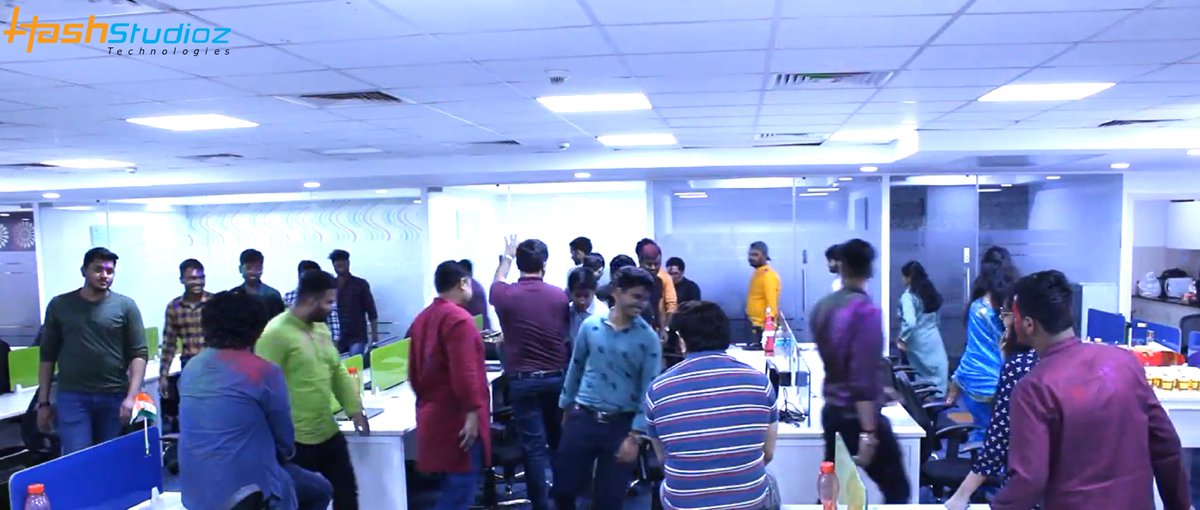 HashStudioz's tweet photo. Take a look at how @HashStudioz Noida celebrated Holi 2022.
Our hands are still stained with the joyous celebration and vibrant colours from the Holi celebration.
#holifestivalofcolours #holicelebration #hashstudioz #holi2022 https://t.co/fQAAd67UCP