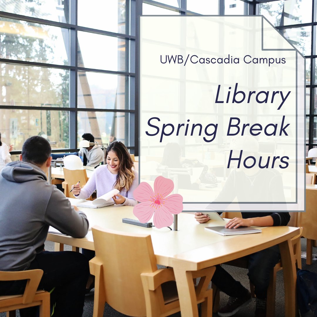 Cascadia College on Twitter "📚This week, during Spring Break (March 21