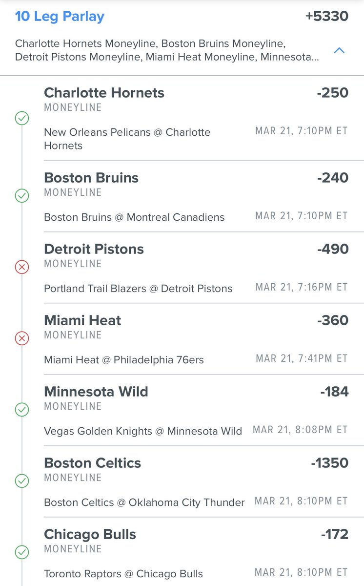 HarlemMadeKay's tweet photo. Last night gms went 8-2 😅 #MLMonday was close gonna do this every Monday thanks to @McBets__  for the idea . https://t.co/auOXaKyIDp