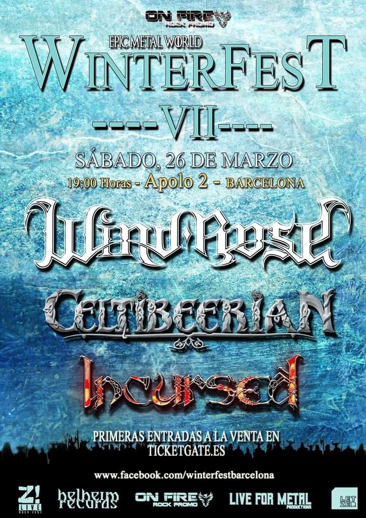 Tmetalicoweb's tweet photo. TruenoNews: Este Sábado 26 de marzo, la formación de FolkMetal 🇪🇸#Celtibeerian estará actuando en el Winterfest Bcn con #WindRose e #Incursed, https://t.co/eun1eTS5Nl. Además la banda ha estrenado un vídeo para el tema "Rise", sencillo de su próximo disco, https://t.co/jM9m9l25Tz https://t.co/JVs2cG5rtQ