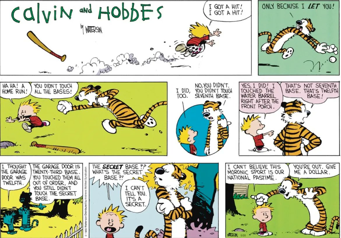 Calvinn_Hobbes's tweet image. 🤣 #CalvinandHobbes