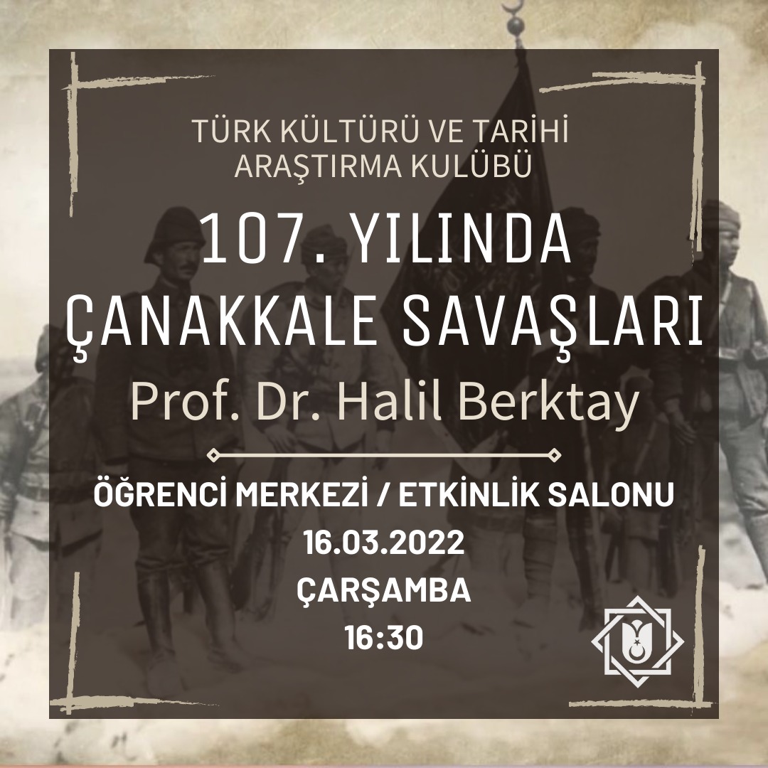 ihutuktak's tweet photo. Prof. Dr. Halil Berktay ile gerçekleştirdiğimiz 107. Yılında Çanakkale Savaşları etkinliğimizin kaydına aşağıdaki linklerden ulaşabilirsiniz.
🎥 
https://t.co/jYMcNPNXJk

🎧 https://t.co/XOrznTKGj2 https://t.co/QC964HRNSi