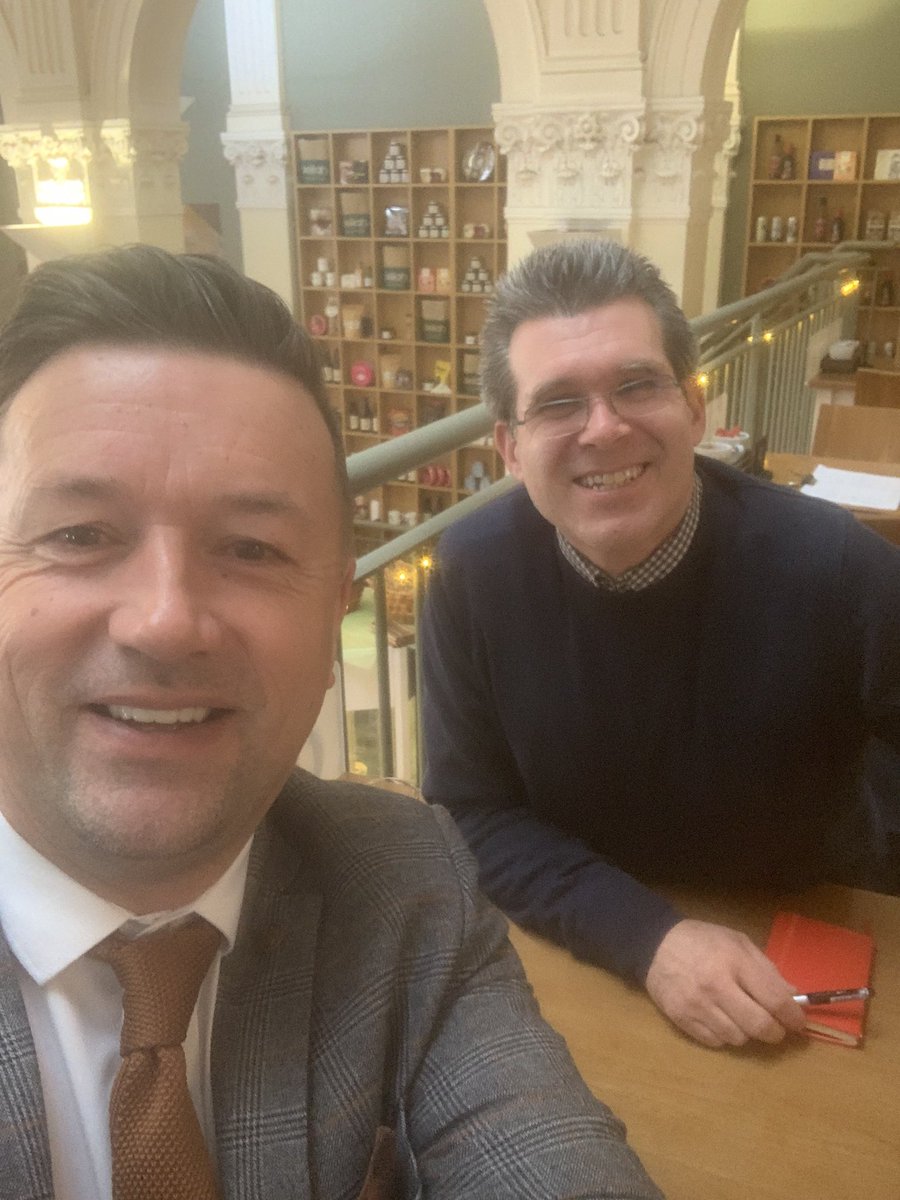 nigeljemson's tweet photo. Out early in Nottingham working for @PygottandCrone . Lovely breakfast with @AdrianHollis . Great talking property and of course @NFFC . Love building relationships #work 🏠 https://t.co/0snLNniI2I