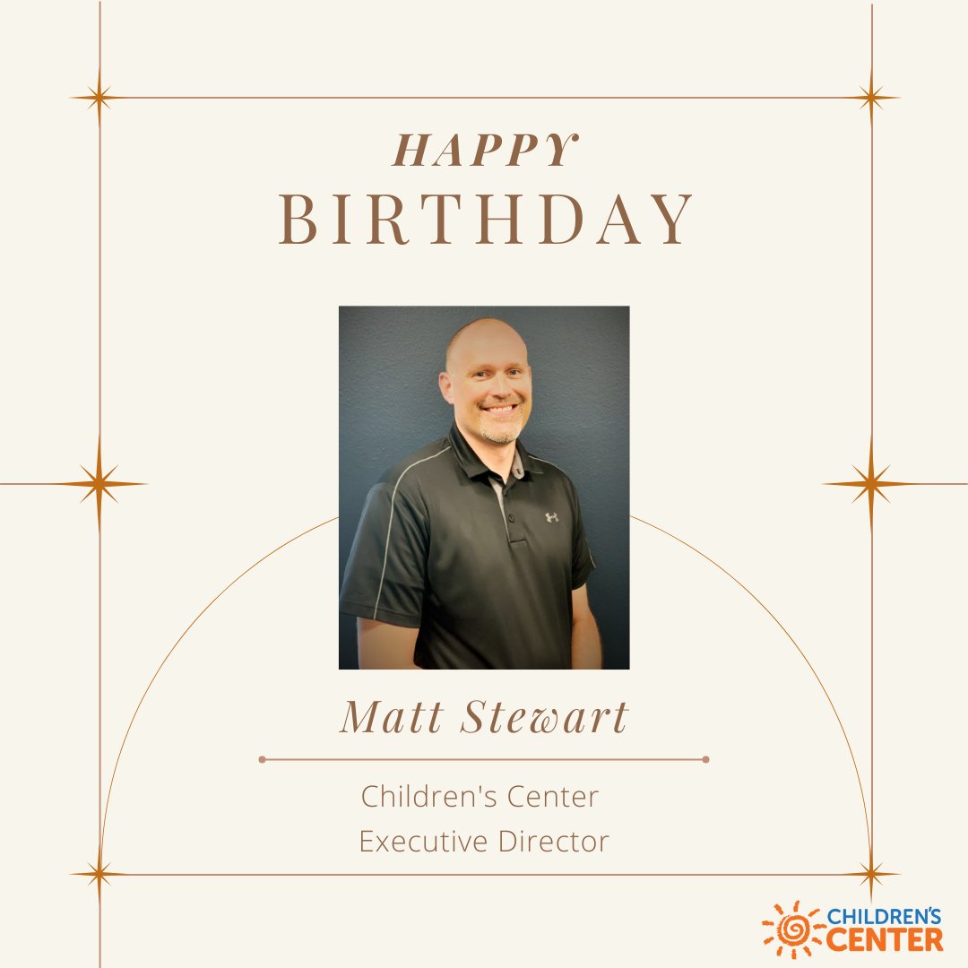 Happy Birthday to our Executive Director, Matt Stewart!