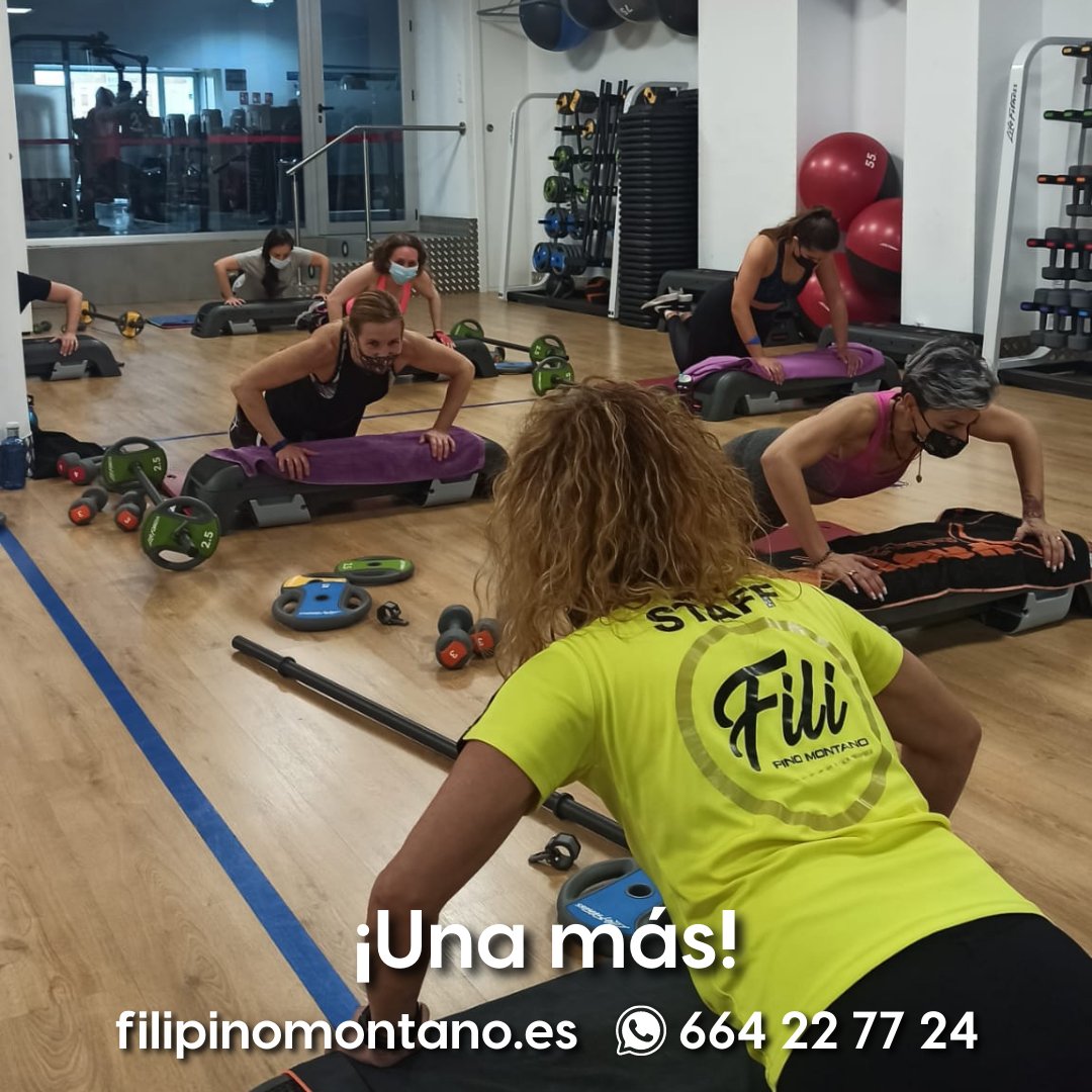 FiliPinoMontano's tweet photo. ¡Trabajar con pesas de una forma diferente! 🏋️‍♀️

POWER es nuestro programa de entrenamiento con mancuernas y barras al ritmo de la música 🎶

Entrena diferente en Fili🤸‍♀️
🌐 https://t.co/1kpCJGDcRJ
📱 WhatsApp al 664227724

#fitness #gym #pinomontano #fili #filipinomontano #sevilla https://t.co/lFNabfCi4f