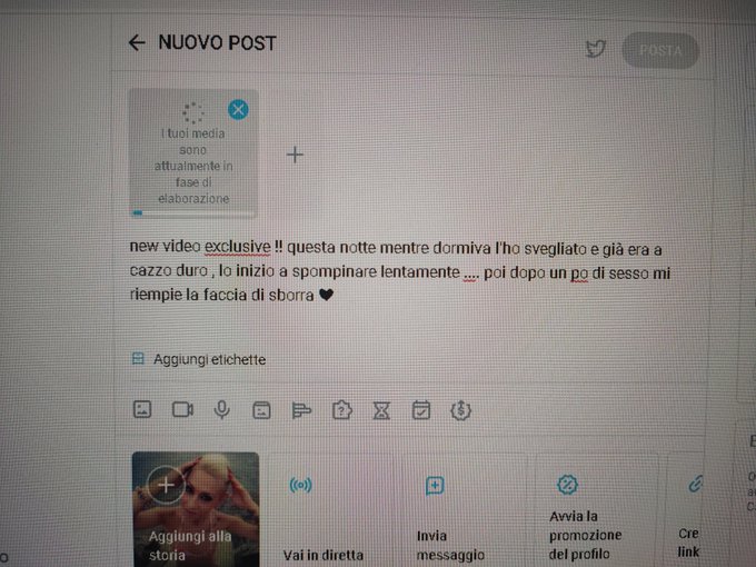 New video exclusive only on https://t.co/6DkPmk6RGW  Nuovo video esclusivo in caricamento solo su https://t
