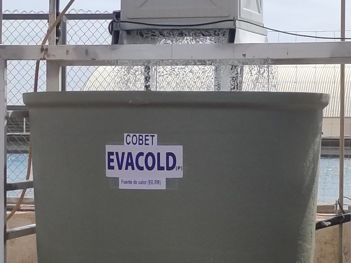 eComercioAgr's tweet photo. Avanzamos en la visita en @Cajamar en el #DiamundialdelAgua...legamos al proyecto de la empresa murciana Cobet y su sistema #evacold 

#tratamientodeaguas #evaporacion #agricultura #innovacion 

#Ecafruits @SieteAgromarket @HortiData https://t.co/Vkd5iOGsyJ