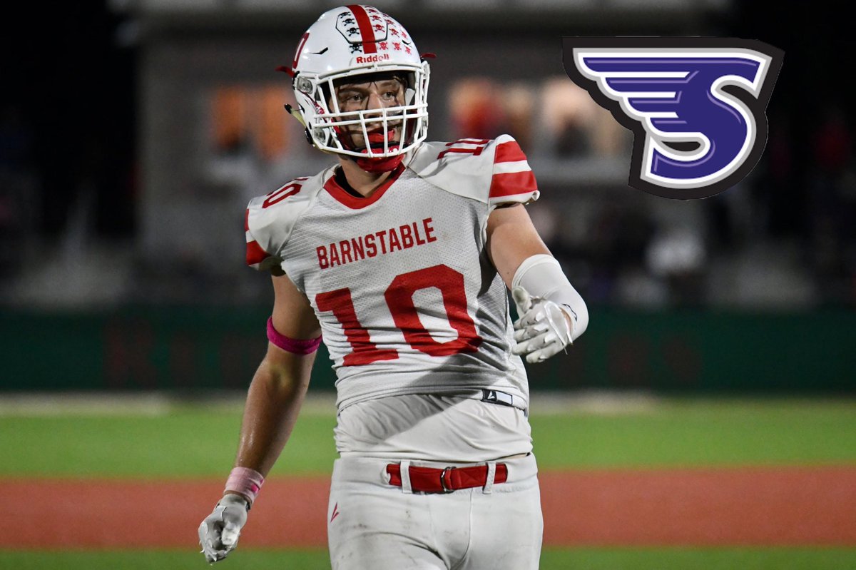 Excited to finally announce my commitment to further my academic and athletic career at Stonehill College! I’d like to thank all of the family and coaches that helped me along the way. Especially <a href="/CoachJatkola/">Ross Jatkola</a> and the <a href="/StableFootball/">BarnstableFootball</a> program! <a href="/StonehillFB/">Stonehill Football #DIG</a> #DIG