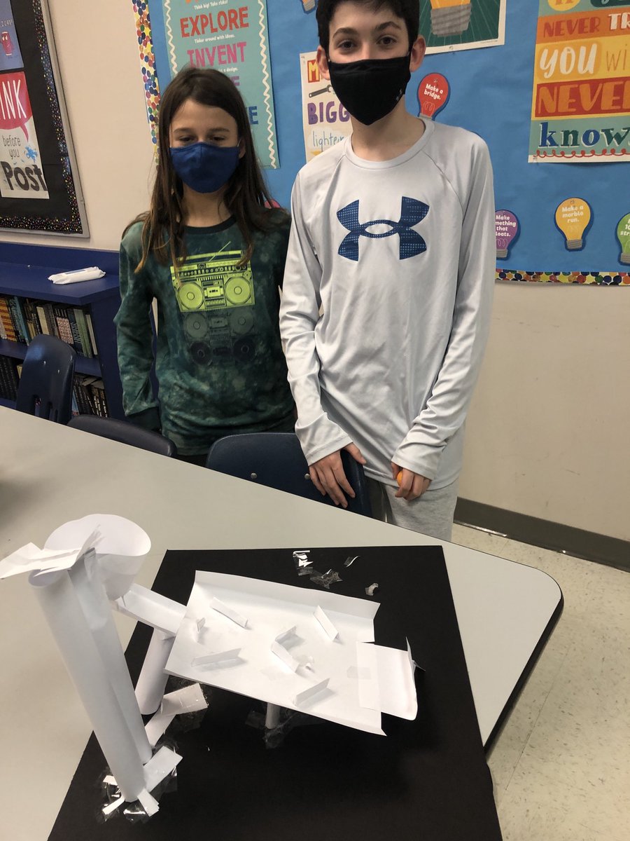 S/O ⁦<a href="/CreativePrestar/">Prestar Packaging</a>⁩ for the “support” for our Ball Run Challenge! The paperboard donation was the perfect base for our projects! Thank you!!
⁦<a href="/ScienceBuddies/">Science Buddies</a>⁩ ⁦<a href="/MCPS_VA_Gifted/">MCPS_VA Gifted</a>⁩ #loveourcommunity #businesssupporteducation