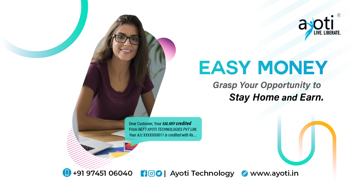 ayotitech's tweet photo. Don't lose the opportunity to earn at your comfort. Ayoti provides countless options for you to take a step towards career advancement. 

To know more, visit: https://t.co/BHo4uqAgbL

#ayoti #ayotitechnologies #womenempowerment #workfromhome #earn #stayhome #career #employment https://t.co/BZyJDWhrFQ