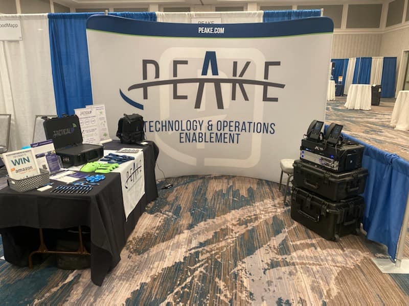 PeakeConnect's tweet photo. Stop by and see us at Booth #21 at #VEMS2022 @VEMAtweet.  We are showing our latest #missioncriticalcommunications and #blendedconnectivity.  Learn more today at VEMS!  #tacticalipblend #peake https://t.co/c99TKb7QzT