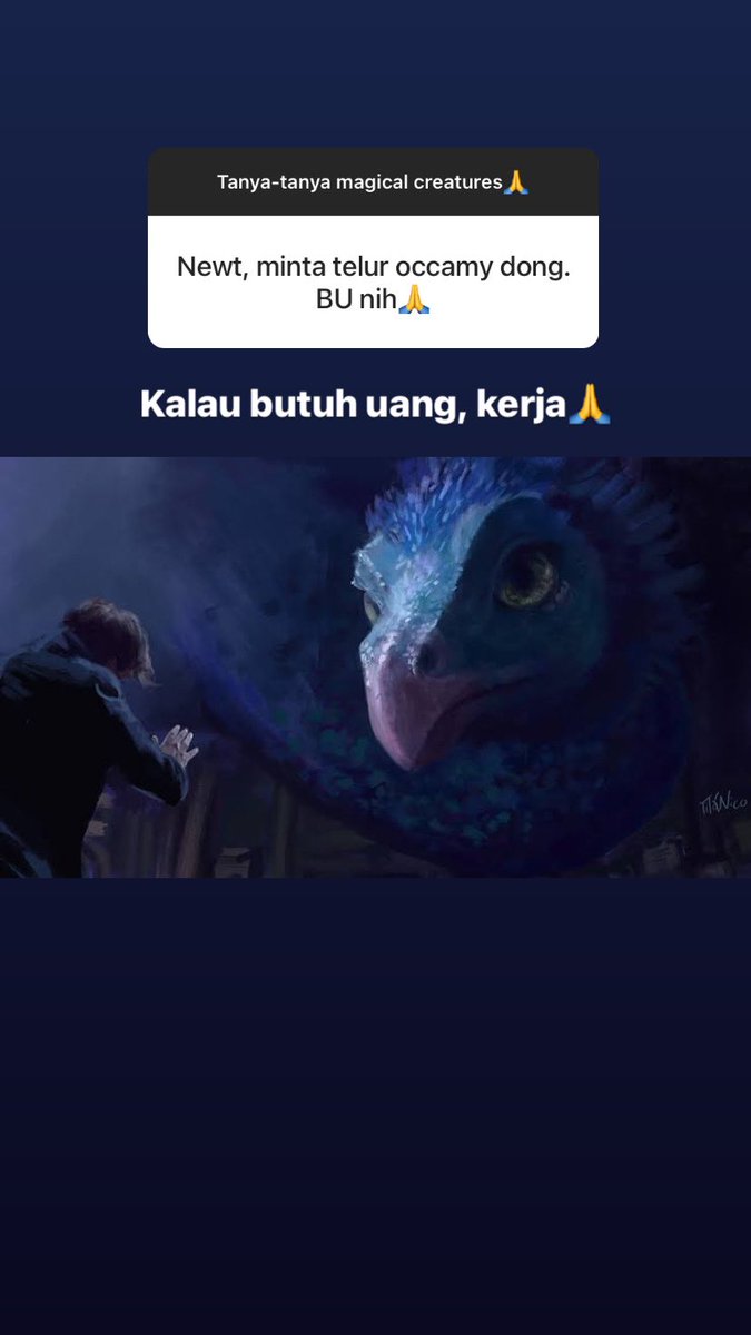 urhufflefriend's tweet photo. -Bonus-

•Magizoologist kebanggan Hogwarts, Newt Scamander https://t.co/FczMSj6CR1
