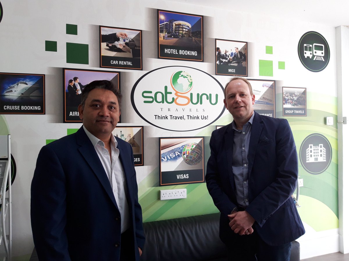 Nice to be out and about meeting members. Thank you Satguru,  Global Network Partner and UK Member for hosting me <a href="/AdvantageGN/">The Advantage Global Network</a> <a href="/AdvantageHQ/">Advantage Travel Partnership</a> <a href="/ToursSatguru/">Satguru Travel</a> <a href="/satgurutravel/">Satguru Travels</a> 🌍🤝