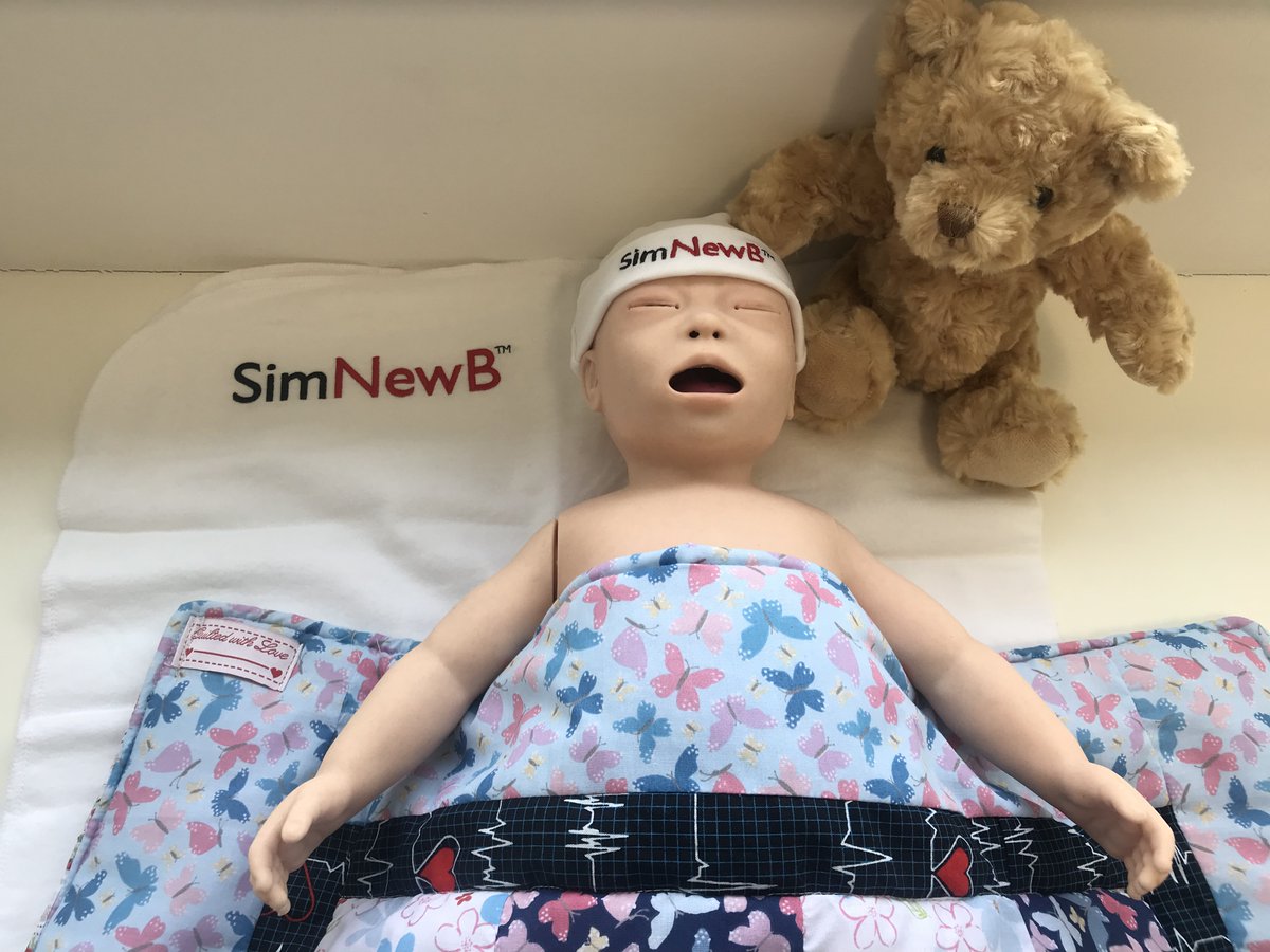 QUBInterSim's tweet photo. We had an exciting arrival today in #InterSim Delighted to introduce Baby Robin #simulation @MHLSQUB @QUBSONM We are sure the students will love this new addition to teaching, only 2 in N.I. @QUBelfast https://t.co/0xdVgFXrBh