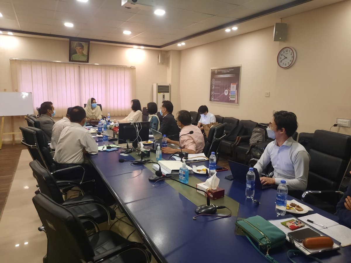 SELD_Sindh's tweet photo. A delegation of Japan International Cooperation Agency (#JICA) led by Ms. Takaka Yuki Senior researcher &amp; Ms. Akiko Hanaya (Education Policy Advisor) met with officials of the #ReformSupportUnit today on 22-3-2022. The JICA is interested to work with Govt. of Sindh in 20 Schools https://t.co/Ad8Bqc6u3A