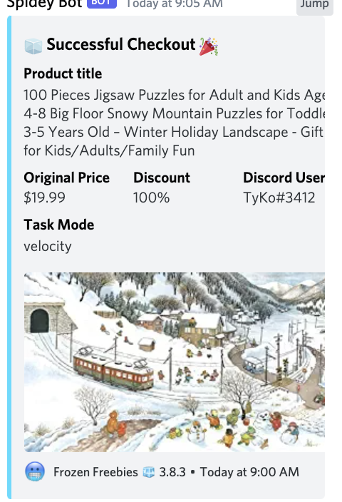 Frozen Freebies tweet media