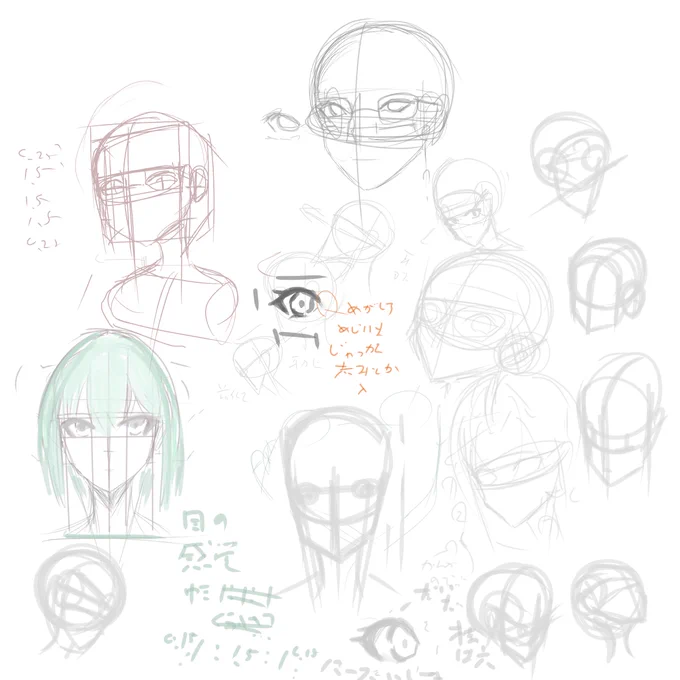目は大きく力づよく描こうと思いましたまる
最初はあんまり頭使えなかったけど後半になってああこうかって感じはつかめてきたので自分の絵に生かせるように研究しよ 