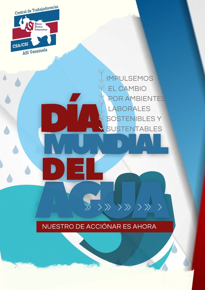 💦El agua es el líquido vital para la existencia, como recurso no renovable debemos empujar al cambio por la preservación del recurso y llevarlo a todas nuestros ámbitos cotidianos, el ambiente laboral debe transformarse también en un sitio de cuidados de todos nuestros recursos