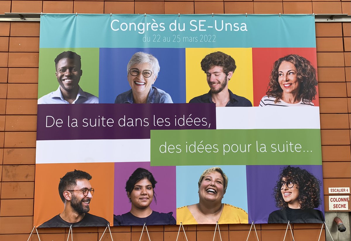 SE_Unsa's tweet photo. Ouverture du Congrès 2022 du SE-Unsa à Toulouse ! https://t.co/Q6bRPd4UnA