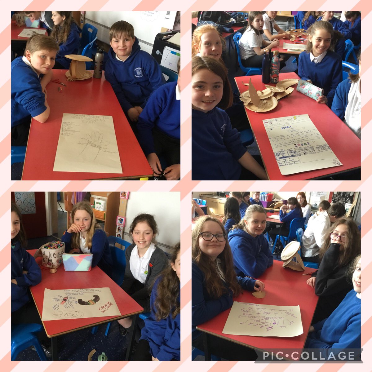 LPSandELCC's tweet photo. P7 had a fabulous morning with @SmartSTEMs ✏️ We had Q&amp;A sessions with a tech graduate and a lady who works for Microsoft, as well taking part in building challenges and new product design! 🧱🌈 #collabiskey #virtualsmartstems https://t.co/kM89YpvhLS