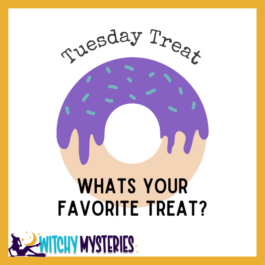WitchyMys's tweet photo. #TuesdayTreat What are you going to #TreatYoself with today?
Donuts? Candy? Something salty?

#AmSnacking #BookLover https://t.co/WAT6w3VgKc