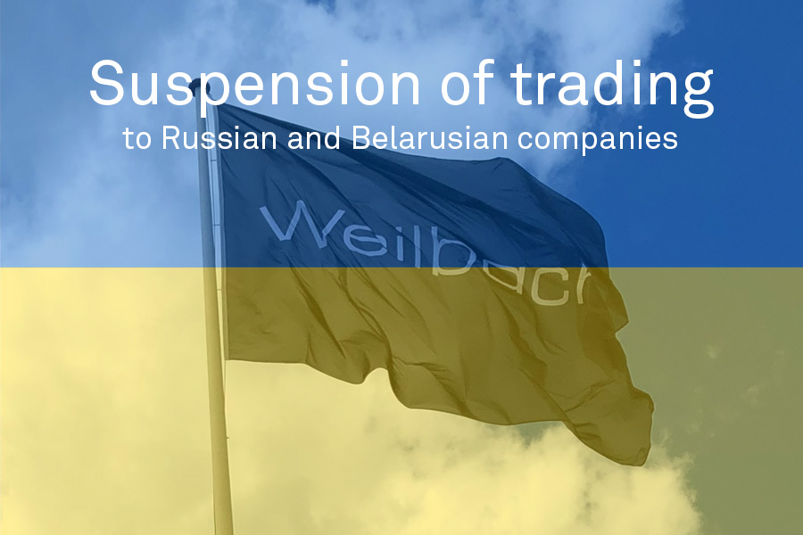 The Weilbach Group has made the decision to suspend supplies of products to Russian/Belarusian companies, persons, organisations, Government bodies and Russian/Belarusian flagged, owned or operated vessels until further notice.
#shippingindustry #stopthewarinukraine #BlaaDK