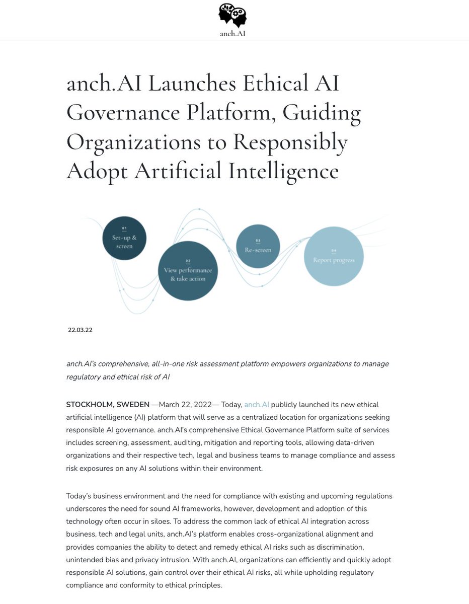 Our platform arms companies with what they need for joint responsibility across tech, legal &amp; business teams, &amp; empowers them to visualize all ethical considerations &amp; trade-offs, keeping them compliant to regulationtrue to human values &amp; true to their own organizational values
