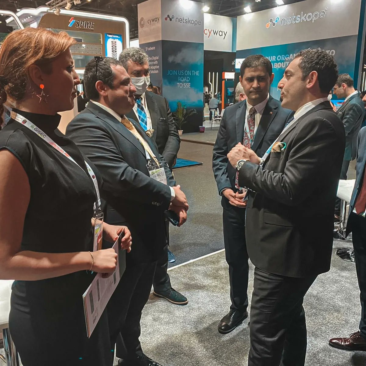 DataFlowX's tweet image. İlker Kılıç(@Ilker_Kilic), Consul General in Dubai visited our stand on the 2nd day of @GISECGlobal