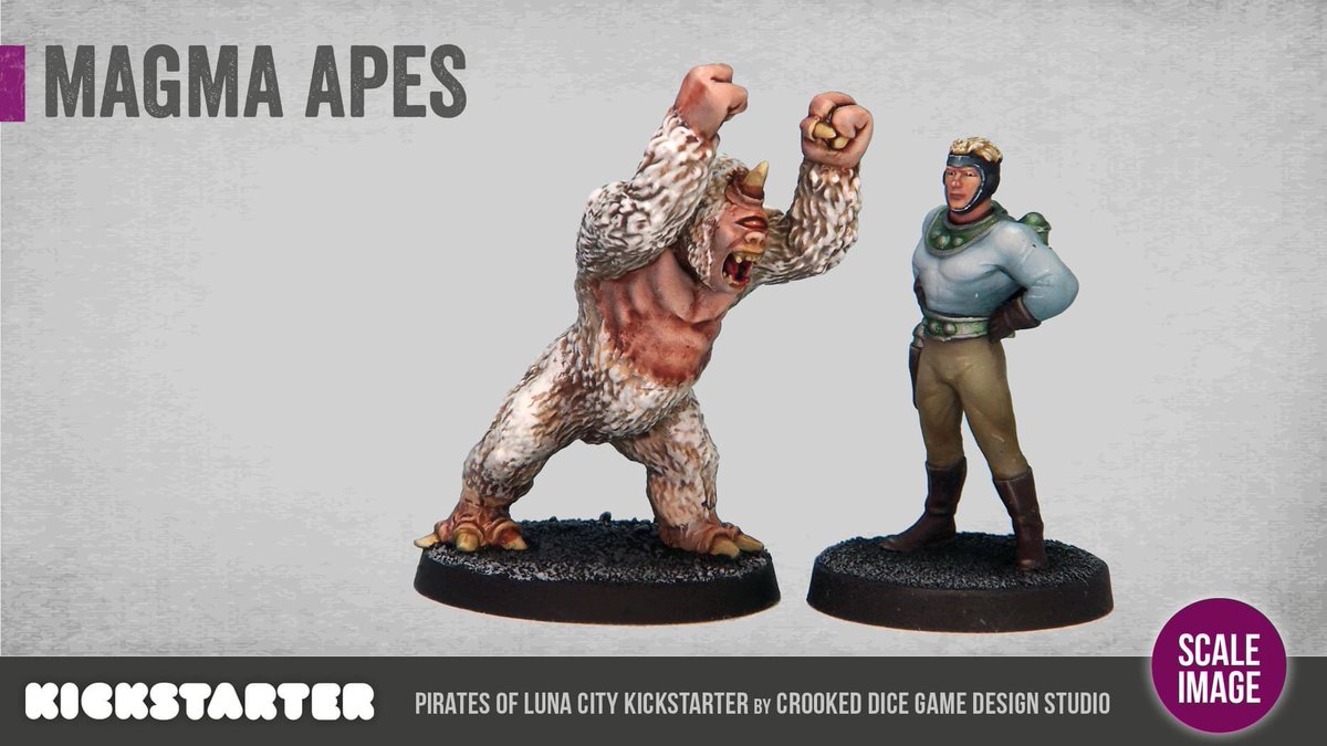 DiceCrooked's tweet photo. LUNA CITY PAINTED SAMPLES+++
Here's some more painted examples and useful scale images - courtesy of our marvellous painting and photography team!
https://t.co/b6dJ47LEiT
#crookeddice #tabletop #lunacity #scifiminiatures #stargrave #kickstarter #pulp #pulpscifi #7tvpulp https://t.co/cLHQZmxmTU