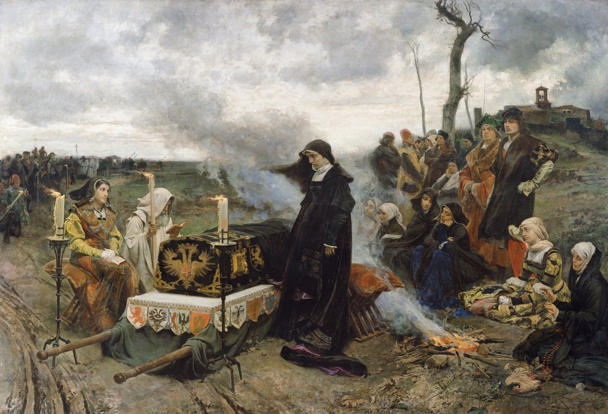 JturnIeft's tweet photo. Se ha inaugurado una exposición monográfica sobre Pradilla en el Museo del Prado, conmemorando el centenario de su muerte y también la inauguración de las nuevas salas del siglo XIX. D. Juana de Castilla será la figura más icónica de toda su obra y, por tanto, también de la expo: https://t.co/3agmV2gJc1