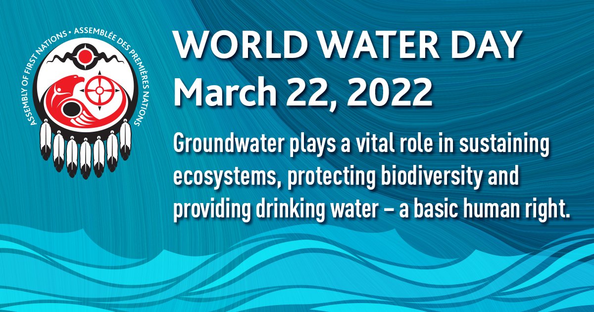 Water is sacred to #FirstNations. Women are known as caretakers of water and all First Nations have a responsibility to care for and protect it. /1