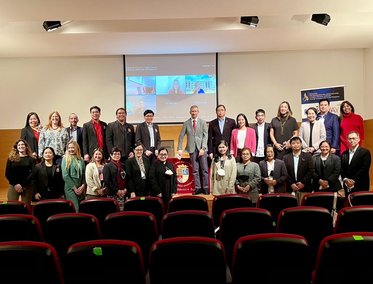 SCUIOIP_UM's tweet photo. 🇪🇸 Le SCUIO-IP est à l'international !
Cette semaine, nous sommes présents à Alicante en Espagne, dans le cadre du projet Pathway !
#Pathway2Employability
@umontpellier @UA_Universitat @PhCHED @eccponline
@enactusPinoy @Piyupian @LPUBOfficial @BenguetStateU @ateneodemanilau https://t.co/L4pIGyC9hN