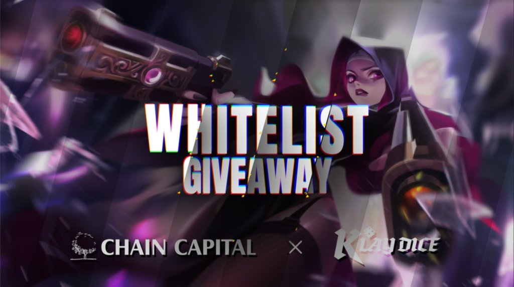 🎲 WL GIVEAWAY🎲

🎁1st Minting WL 5 spots

✅Follow <a href="/klaydice/">KlayDice</a> &amp; <a href="/ChainCapital666/">Chain Capital</a>
✅Like and Retweet
✅Tag 3 Friends
✅Join Discord
       discord.gg/klaydice
👉form link
       forms.gle/tNVzry3WJzK8kT…
⏳Event Ends: March 24th @ 23:00(UTC)

#KLAYDICE #Klaytn #P2E #Giveaway