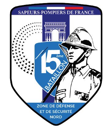 15Bspf's tweet photo. Suite à la proposition de visuels faite au directeur général de la sécurité civile et de la gestion des crises, le préfet Alain Thirion vient de faire connaître son choix : voici le blason officiel qui sera porté par les défilants du 15e Bataillon des sapeurs-pompiers de France. https://t.co/LtRbHeHGzV